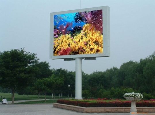 ODM P3.076 Outdoor LED Videowände Led-Plakate Festwerbung nach ISO14001 1R1G1B
