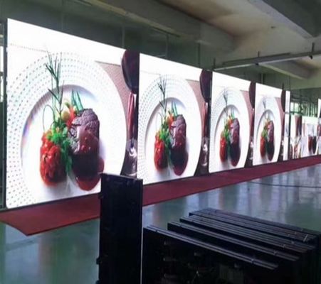 P1.875 Kleines Pixel Pitch Led Display Ultra dünnes 600*337,5mm Schrank für Animationen