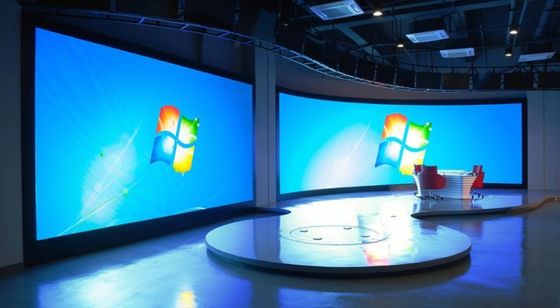 P1.875 Kleines Pixel Pitch Led Display Ultra dünnes 600*337,5mm Schrank für Animationen