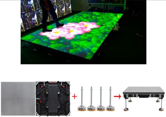 Hochzeit IP65 LED Dance Floor täfelt Tanzboden der Hochzeitstanz-P3.91 für Ereignis-Partei