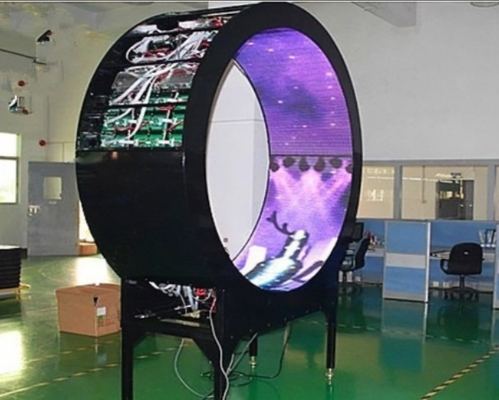 240X120mm gebogene Innen-P2 LED flexible Modul-Platte LED-Bildschirm-SMD1515