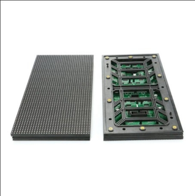 Farbenreicher LED Schirm IP65 P4 1R1G1B elektronische LED imprägniern Videowände des Eisen-im Freien