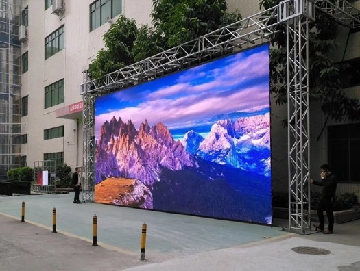 Stadiums-Hintergrund-Schirm HD P2.976 P3.91 P4.81 LED erneuern hoch justierbare Helligkeit