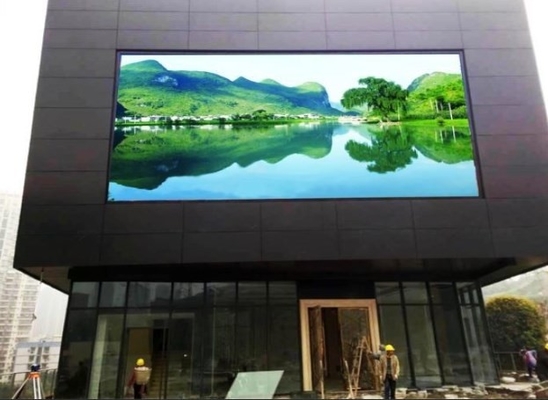 Kundengebundene LED-Videowand im Freien LED zeigt druckgießende Aluminiumkabinette an